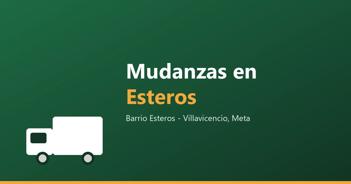 Barrio Esteros, Villavicencio, Meta