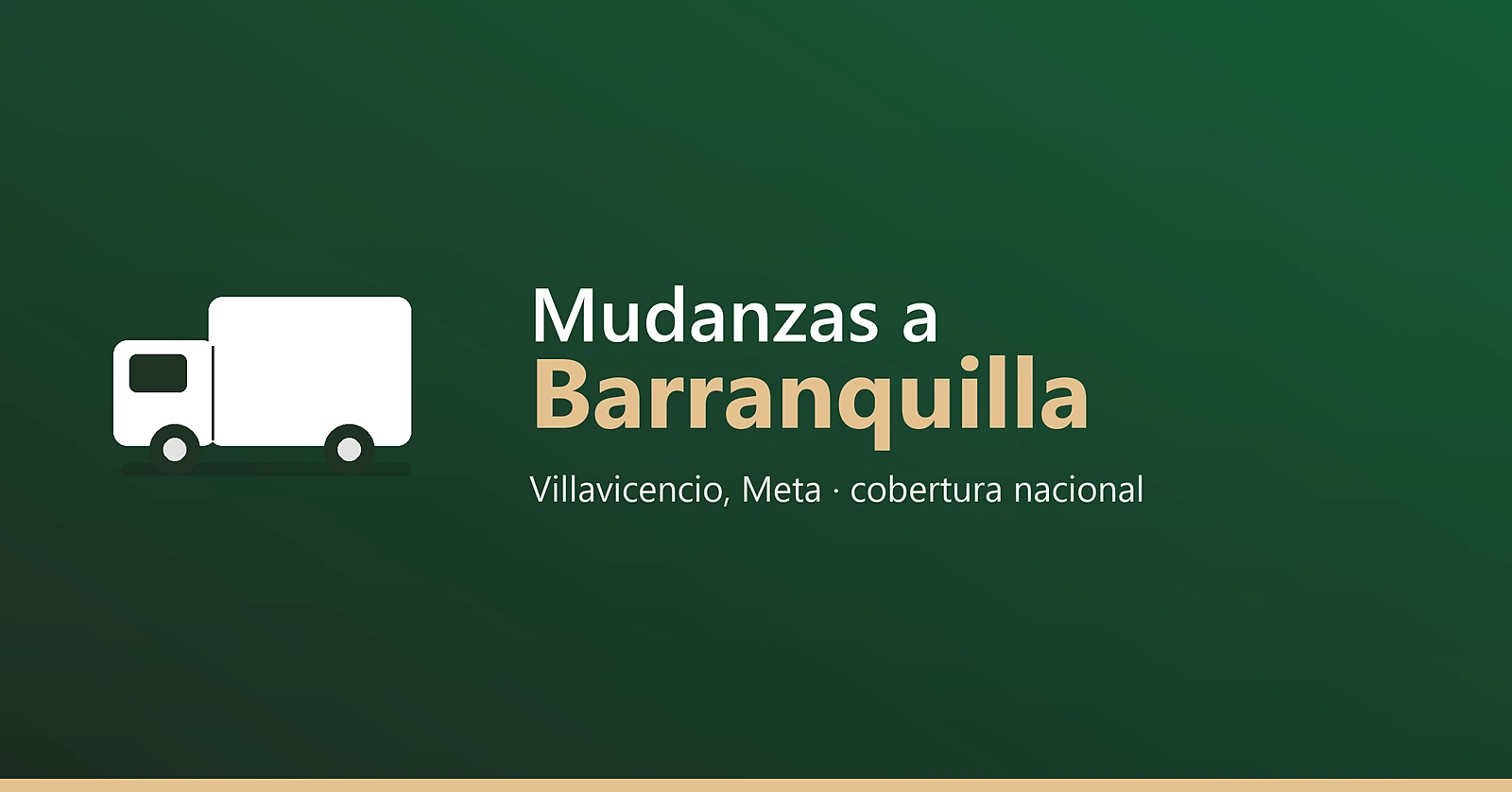 Mudanzas a Barranquilla - Villavicencio, Meta · cobertura nacional